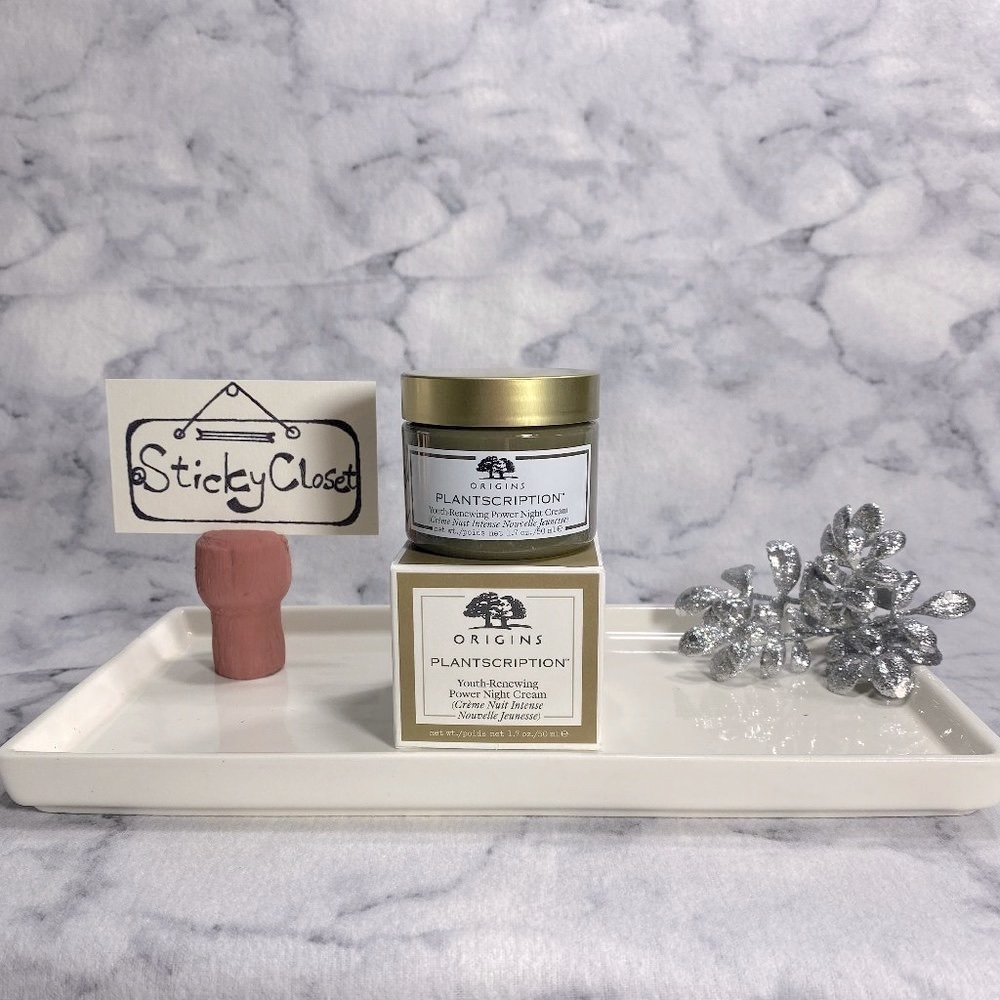 Origins Skincare-Plantscription Youth-Renew Power Night Cream-Full50ml-BOXED-NEW - Picture 1 of 10